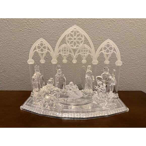 Acrylic Nativity Scene (8 pieces) (SKU# 2109) - Picture 1 of 6
